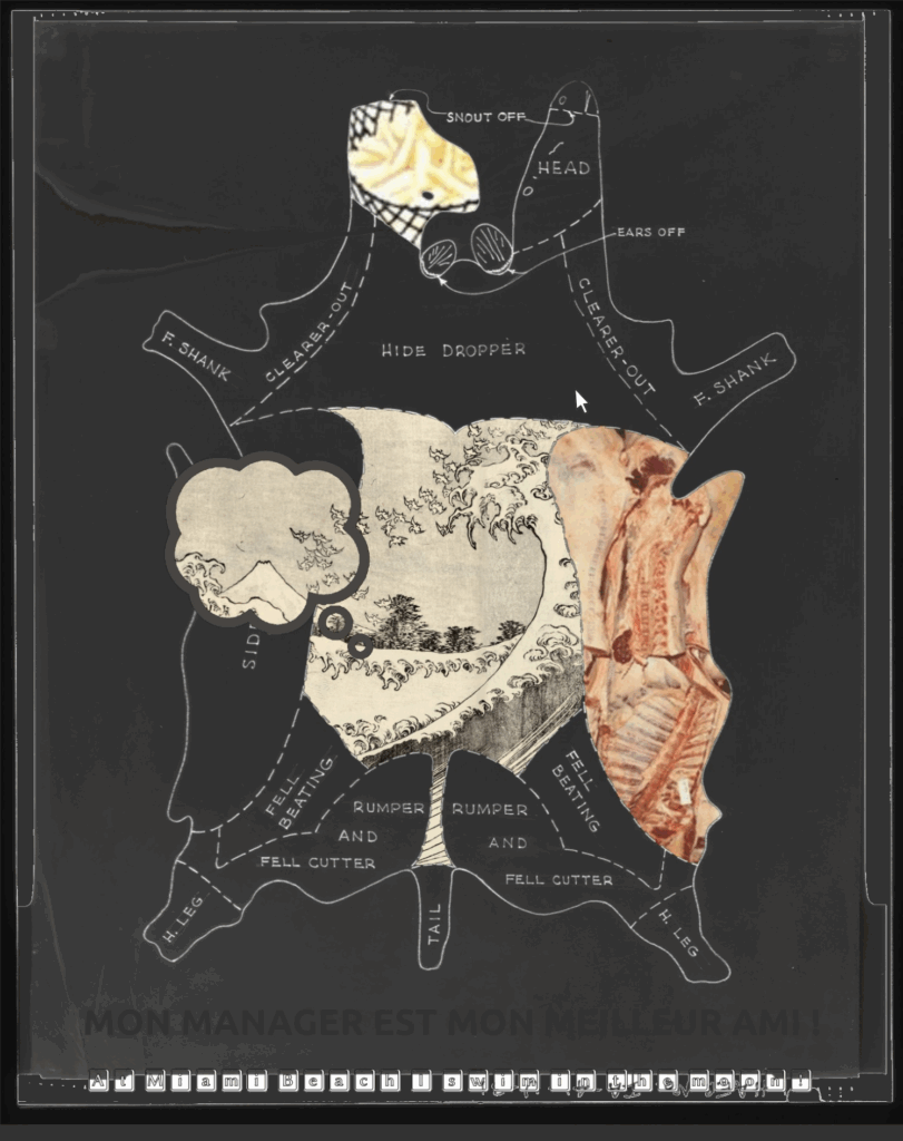 Le piglet dans le travers